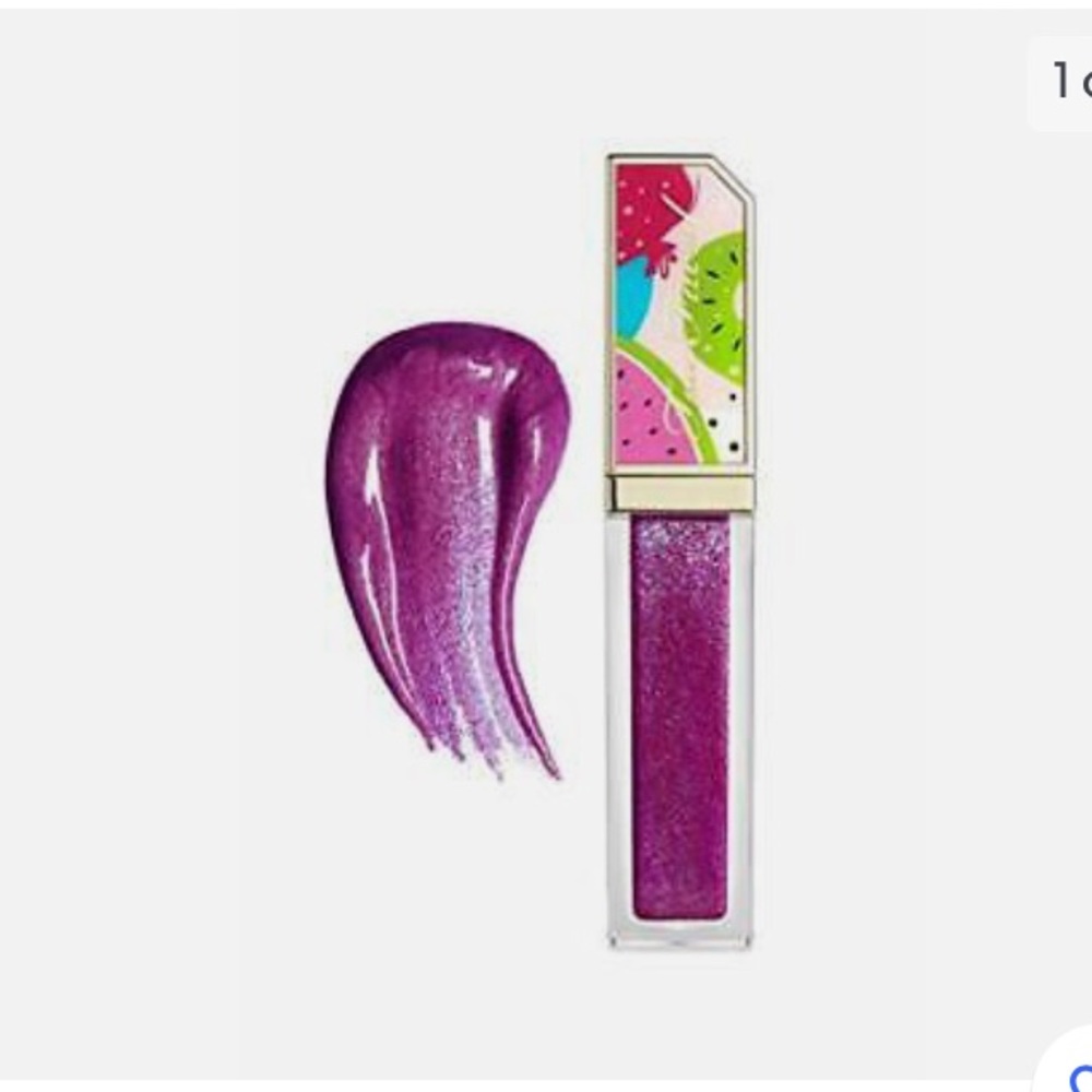 Too Faced TUTTI FRUITTI Juicy Fruits Comfort Lip Glaze, Plum Crazy .24 fl oz